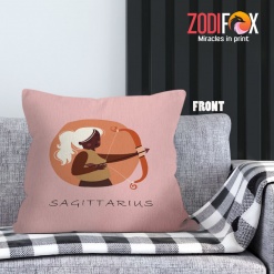 best Sagittarius Girl Throw Pillow zodiac related gifts – SAGITTARIUS-PL0019