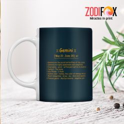 great Gemini Air Mug birthday zodiac sign presents for astrology lovers – GEMINI-M0019