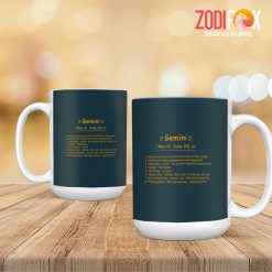 pretty Gemini Air Mug zodiac sign presents for astrology lovers – GEMINI-M0019
