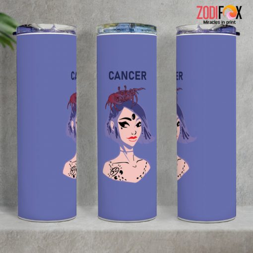 various Cancer Girl Tumbler birthday zodiac sign gifts for astrology lovers – CANCER-T0019