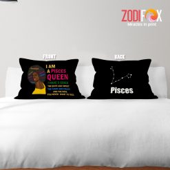 personality Pisces Queen Throw Pillow zodiac sign presents for astrology lovers – PISCES-PL0002