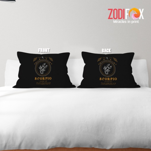 cute Scorpio Ahead Throw Pillow sign gifts – SCORPIO-PL0002