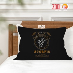 best Scorpio Ahead Throw Pillow zodiac presents for astrology lovers – SCORPIO-PL0002