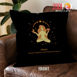 latest Cancer Tenacious Throw Pillow astrology horoscope zodiac gifts – CANCER-PL0002