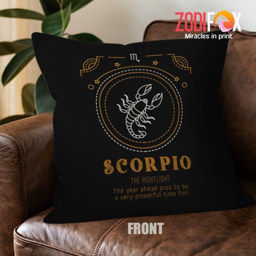 special Scorpio Ahead Throw Pillow zodiac presents for astrology lovers – SCORPIO-PL0002