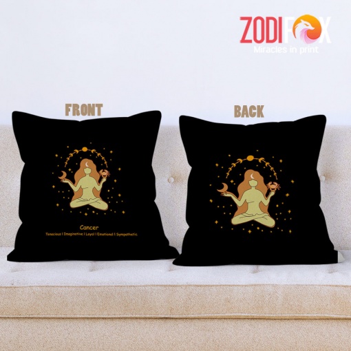 meaningful Cancer Tenacious Throw Pillow zodiac sign presents for horoscope lovers – CANCER-PL0002
