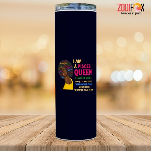 awesome Pisces Queen Tumbler zodiac sign gifts for astrology lovers – PISCES-T0002