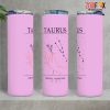 interested Taurus Hand Tumbler birthday zodiac sign presents for horoscope and astrology lovers – TAURUS-T0002
