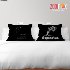 beautiful Aquarius Powerful Throw Pillow zodiac sign gifts for horoscope and astrology lovers – AQUARIUS-PL0020