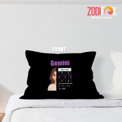 hot Gemini Driven Throw Pillow zodiac inspired gifts – GEMINI-PL0020