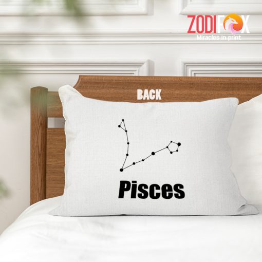 amazing Pisces Symbol Throw Pillow horoscope lover gifts – PISCES-PL0020