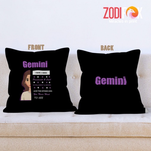special Gemini Driven Throw Pillow birthday zodiac sign presents for horoscope and astrology lovers – GEMINI-PL0020