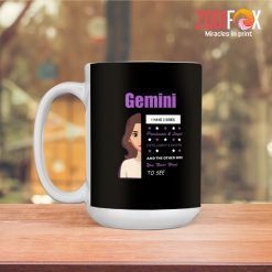 cute Gemini Woman Mug birthday zodiac presents for astrology lovers – GEMINI-M0020