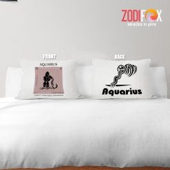 high quality Aquarius Boho Throw Pillow astrology horoscope zodiac gifts for boy and girl – AQUARIUS-PL0021