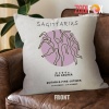 hot Sagittarius Mutable Throw Pillow birthday zodiac gifts for astrology lovers – SAGITTARIUS-PL0021