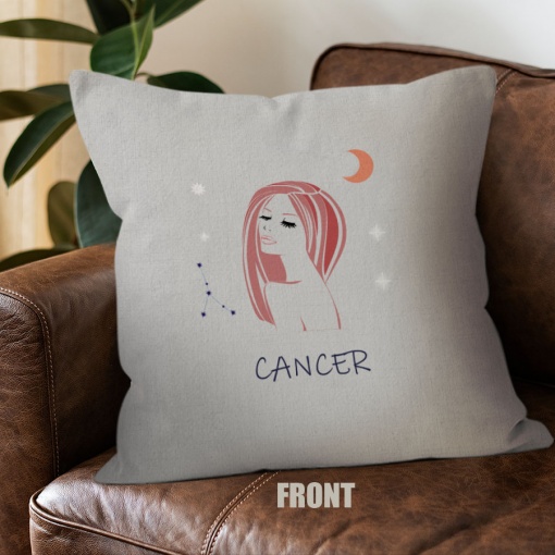 various Cancer Lady Throw Pillow zodiac presents for astrology lovers – CANCER-PL0021