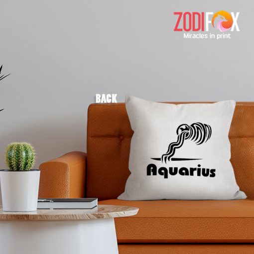 meaningful Aquarius Boho Throw Pillow zodiac sign presents – AQUARIUS-PL0021
