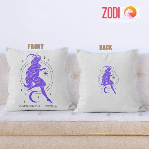nice Capricorn Venus Throw Pillow birthday zodiac sign presents for horoscope and astrology lovers – CAPRICORN-PL0021