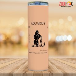 wonderful Aquarius Boho Tumbler birthday zodiac sign presents for astrology lovers – AQUARIUS-T0021