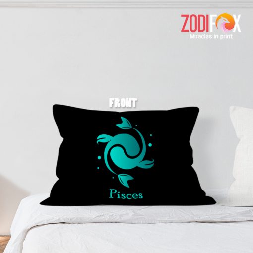 meaningful amazing Pisces Green Throw Pillow astrology presents sign gifts – PISCES-PL0022