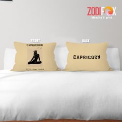 pretty Capricorn Ambitious Throw Pillow astrology presents – CAPRICORN-PL0022