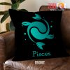 various Pisces Green Throw Pillow zodiac presents for astrology lovers – PISCES-PL0022