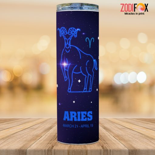 dramatic Aries Art Tumbler astrology gifts – ARIES-T0022