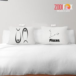 eye-catching Pisces Simple Throw Pillow zodiac presents for horoscope and astrology lovers – PISCES-PL0023