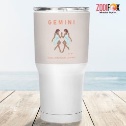 pretty Gemini Gentle Tumbler zodiac sign gifts for horoscope and astrology lovers – GEMINI-T0023