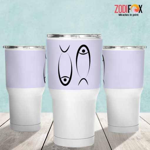 dramatic Pisces Art Tumbler zodiac gifts for horoscope and astrology lovers – PISCES-T0023