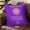 eye-catching Capricorn Cardinal Throw Pillow zodiac birthday gifts – CAPRICORN-PL0024