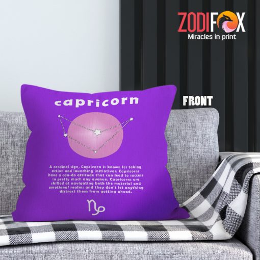 cool Capricorn Cardinal Throw Pillow birthday zodiac presents for horoscope and astrology lovers – CAPRICORN-PL0024