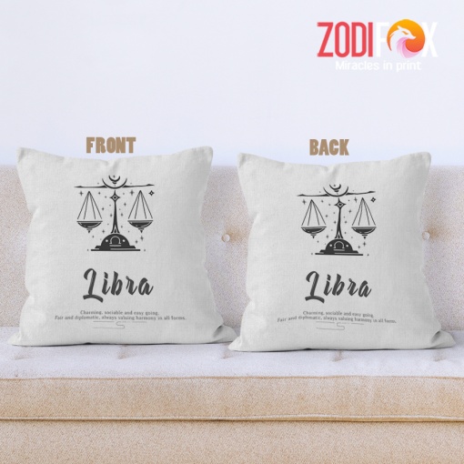 eye-catching Libra Charming Throw Pillow zodiac gifts and collectibles – LIBRA-PL0024