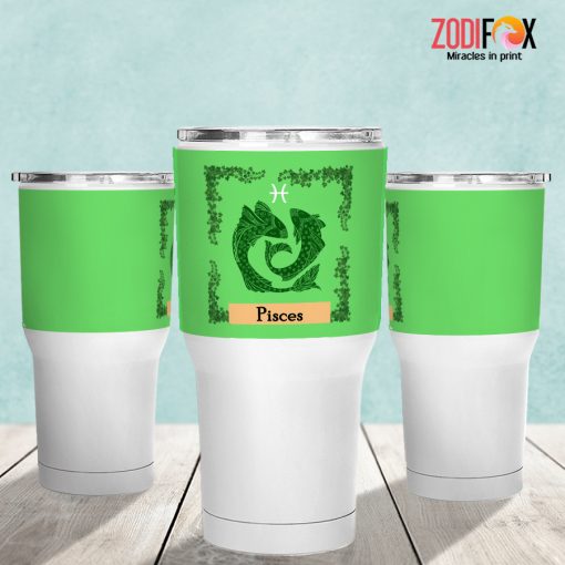 cute Pisces Natural Tumbler astrology horoscope zodiac gifts for boy and girl – PISCES-T0024