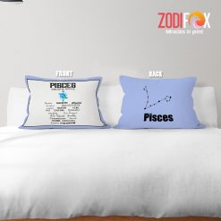 pretty Pisces Trusting Throw Pillow zodiac sign presents for astrology lovers – PISCES-PL0025
