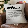 cute Aquarius Dynamic Throw Pillow astrology horoscope zodiac gifts – AQUARIUS-PL0025