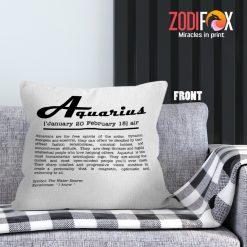 wonderful Aquarius Dynamic Throw Pillow zodiac lover gifts – AQUARIUS-PL0025