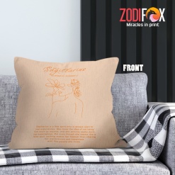cool Sagittarius Woman Throw Pillow zodiac-themed gifts – SAGITTARIUS-PL0025
