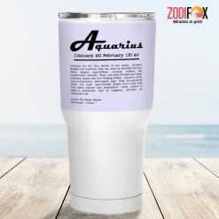 interested Aquarius Bearer Tumbler birthday zodiac sign gifts for horoscope and astrology lovers – AQUARIUS-T0025
