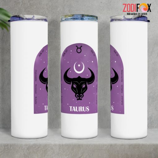 awesome Taurus Violet Tumbler horoscope lover gifts – TAURUS-T0025