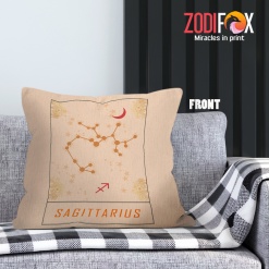 awesome Sagittarius Moon Throw Pillow zodiac gifts for horoscope and astrology lovers – SAGITTARIUS-PL0026
