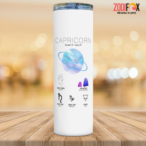 unique Capricorn Zodiac Tumbler zodiac sign gifts for horoscope and astrology lovers – CAPRICORN-T0026