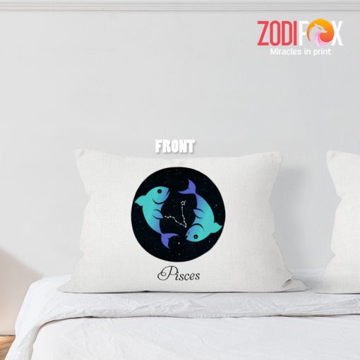 awesome Pisces Fish Throw Pillow zodiac gifts for horoscope and astrology lovers – PISCES-PL0027