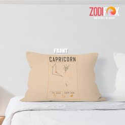 dramatic Capricorn Hand Throw Pillow sign gifts – CAPRICORN-PL0027