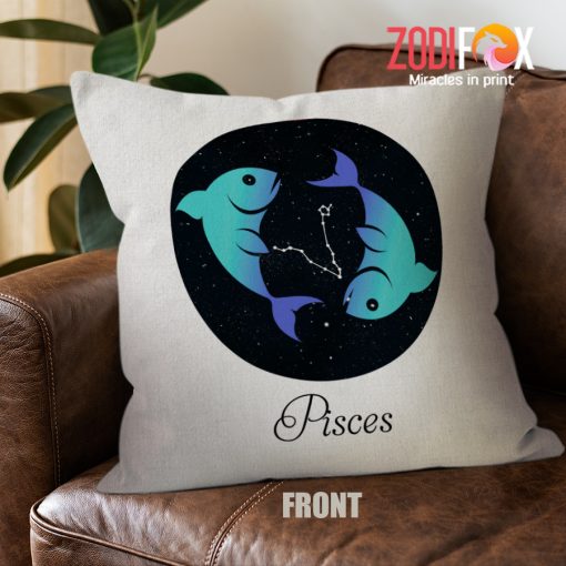 exciting Pisces Fish Throw Pillow zodiac gifts for astrology lovers – PISCES-PL0027