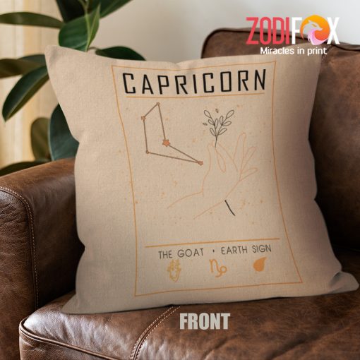 exciting Capricorn Hand Throw Pillow gifts based on zodiac signs – CAPRICORN-PL0027