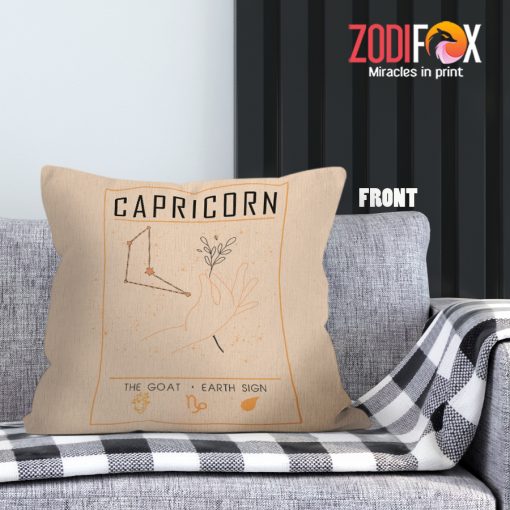 wonderful Capricorn Hand Throw Pillow zodiac gifts for horoscope and astrology lovers – CAPRICORN-PL0027