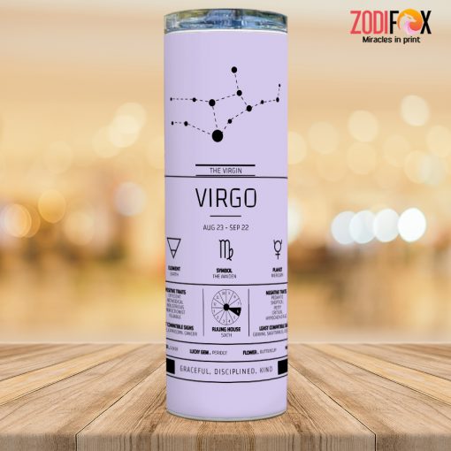 funny Virgo Horoscope Tumbler zodiac sign gifts for astrology lovers – VIRGO-T0028