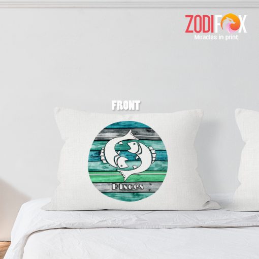 funny amazing Pisces Wood Throw Pillow birthday zodiac sign gifts for astrology lovers zodiac inspired gifts – PISCES-PL0029