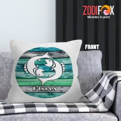 awesome Pisces Wood Throw Pillow zodiac related gifts – PISCES-PL0029